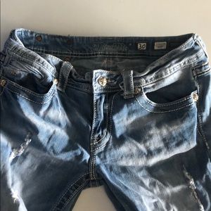 Distressed Miss Me Jeans
